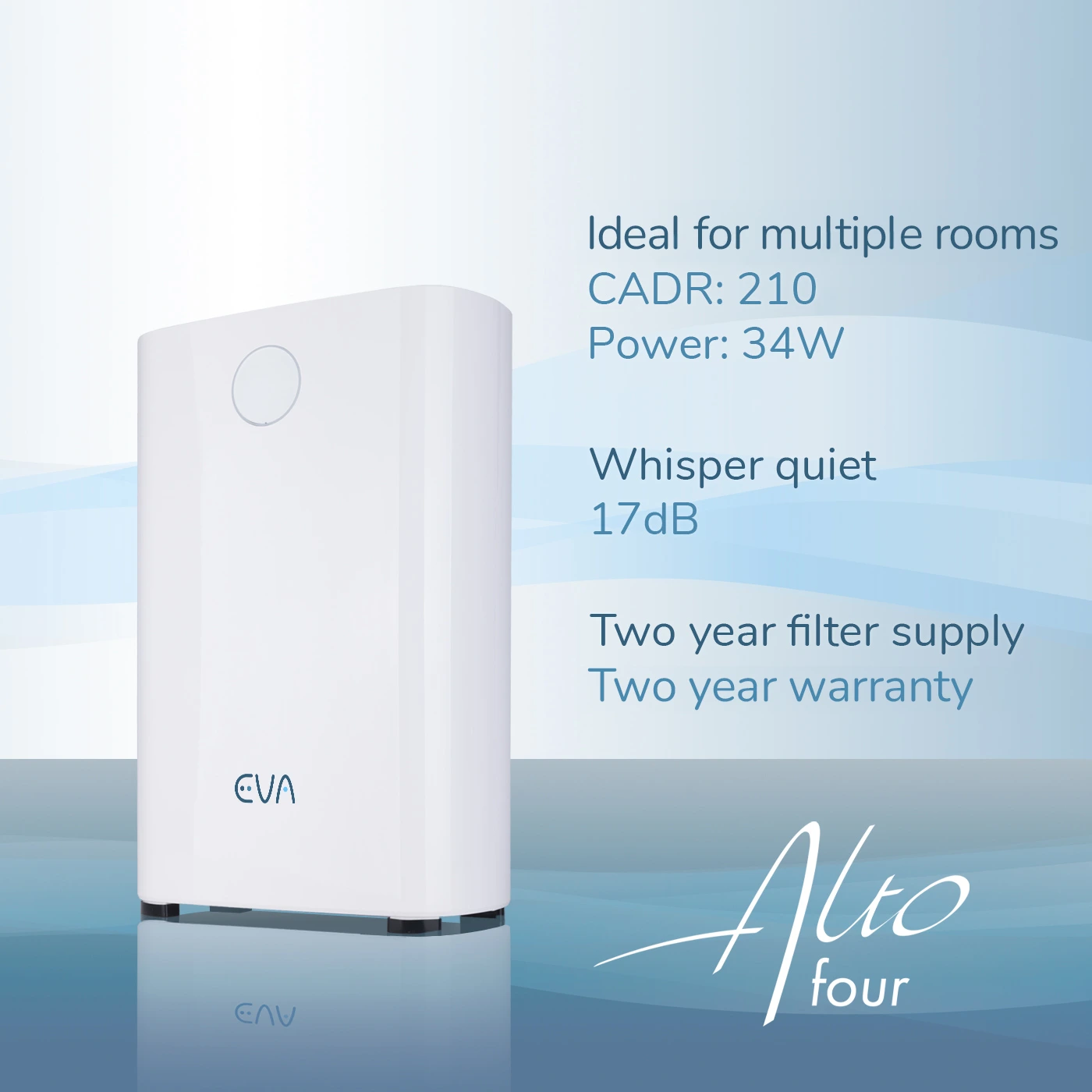 EVA Alto four air purifier banner