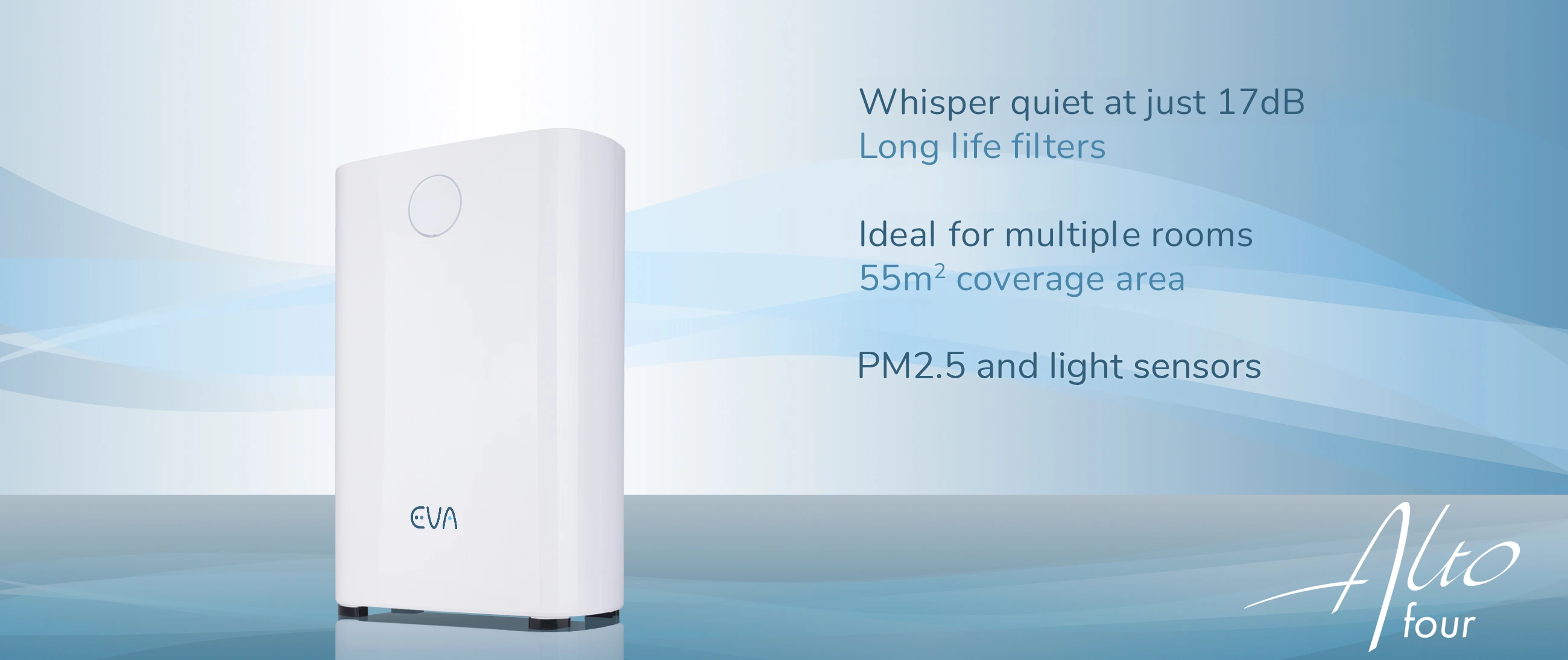 EVA Alto four air purifier banner