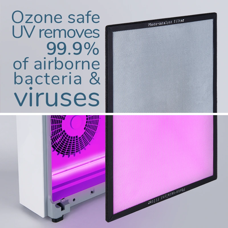 EVA Alto nine Air purifier ozone safe removes air particles