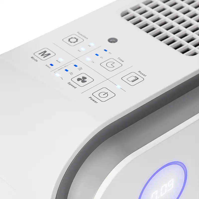 EVA Alto nine Air purifier touch control