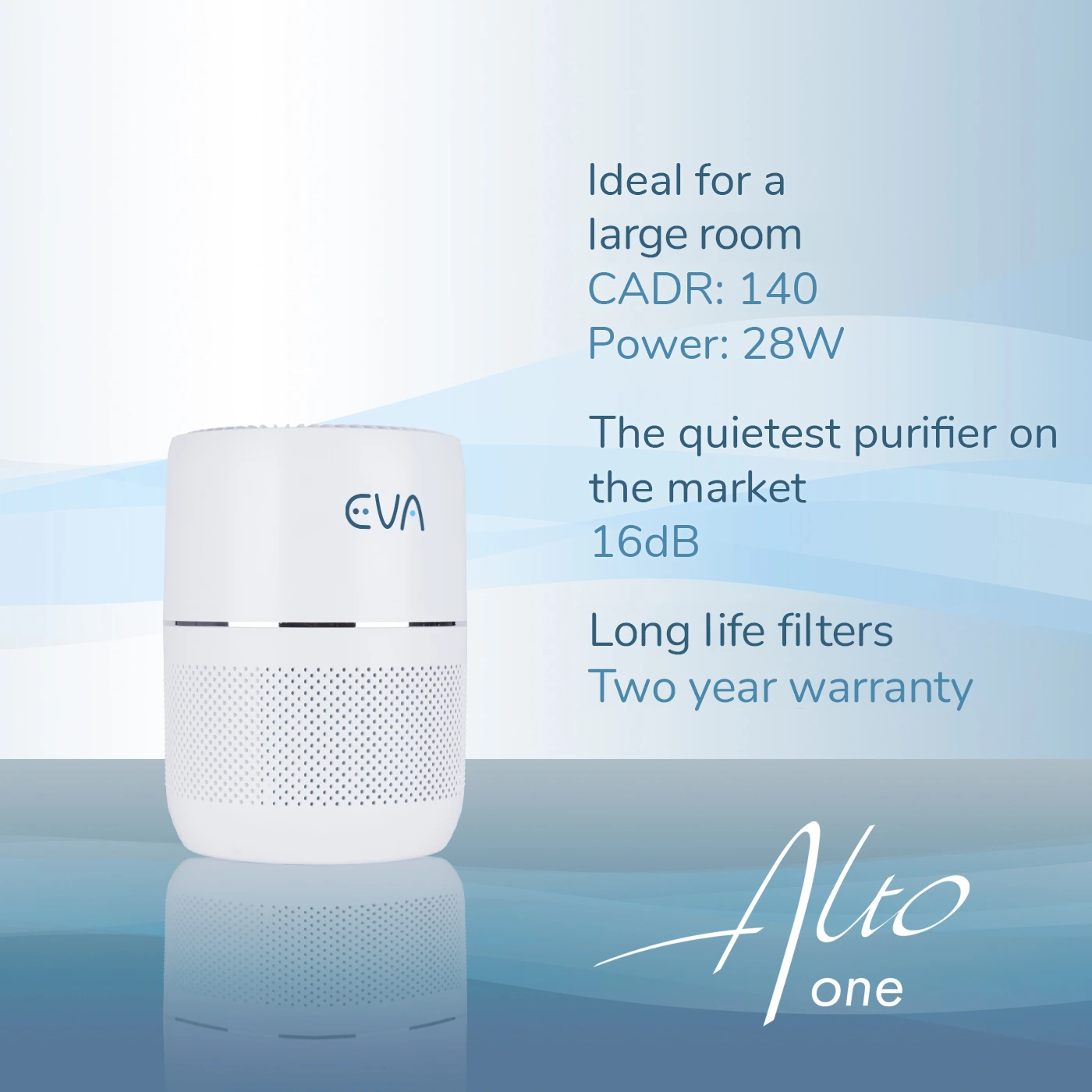 EVA Alto one air purifier banner